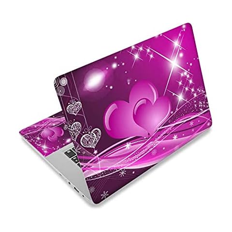 BIJIHUA Laptop Skin Sticker Decal Butterflies and Flowers 11.6" 12.1" 13" 13.1" 13.3" 14"15.4" 15.6" Netbook Laptop Skin Sticker Reusable Cover Skins Cover