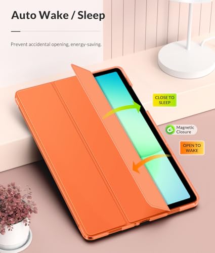 Image of MoKo Case for Samsung Galaxy Tab A11+ Plus 11 inch 2025, Cosmic Orange