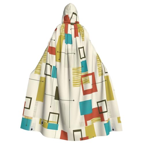 WYCZHY Disfraz de larpa moderna de mediados de siglo, capa con capucha para adultos, bata medieval para festival renacentista, uso gótico