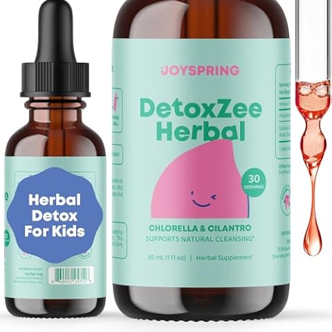 JoySpring Herbal Detox and Kids Cleanse | Herbal Detox with Cilantro Extract Provides a Toddler Detox for Kids | Support Speech, Improve Behavior with a Natural Detox for Kids with Cilantro Tincture Cover
