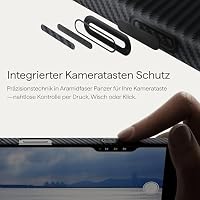 pitaka Ultradünne Hülle für iPhone 17 aus Aramidfaser Schwarz/Grau – Ansicht 4