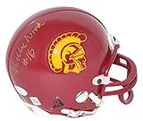 Willie Wood Autographed/Signed USC Trojans Replica Mini Helmet JSA 33559 - Autographed NFL Mini...