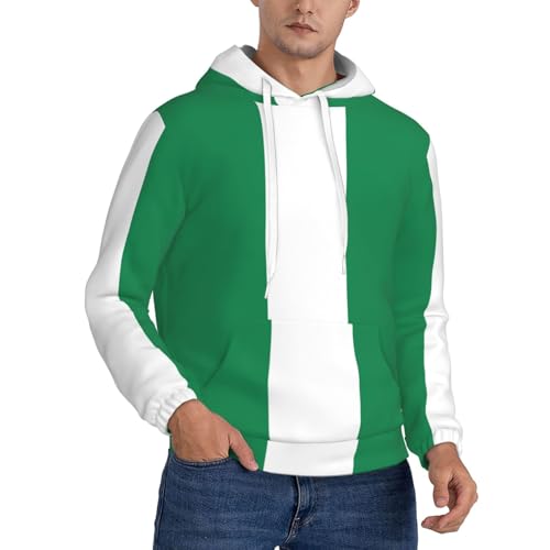 Sweat Nigeria homme à capuche pour le sport en plein air et les moments de détente hivernaux