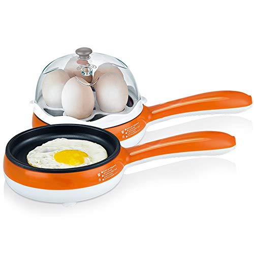 S.N Electric Egg Boiler, Poacher，for Hard or Soft Boiled, Poached Eggs or Omelets 6 Egg Capacity Multi Function Steam Cooker