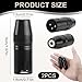 YENOVO XLR to 3.5mm Adapter, 3-Pin XLR Male to 3.5mm Stereo TRS Mini-Jack Microphone Adapter, Audio Converter for Camcorders, Recorders, Mixers, Speakers (2 Pack) (Black M to F)