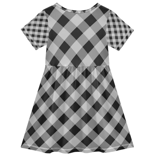 Girls Dress Children’s Place Girls Short Sleeve Dresses for Summer Party A Line2