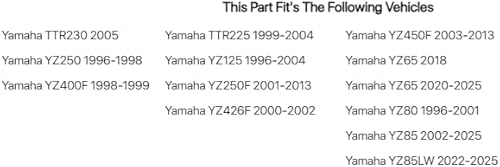 Miniatura 5 de TUSK Palanca de cambios plegable punta negra/azul para Yamaha YZ85 2002-2022