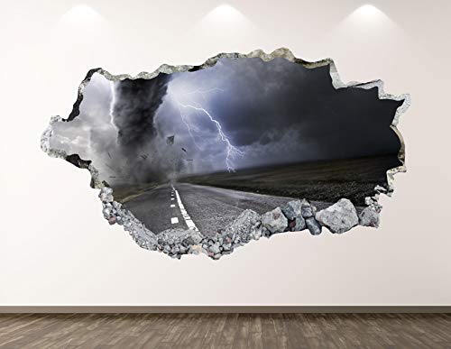 Vinilo decorativo de pared Thunderstorm 42"x24" miniatura 1