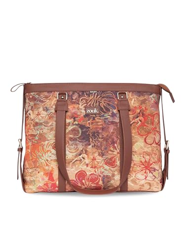 Image of ZOUK Office Bag | Stylish Bags for Office Use | Laptop Bag 15.6 inch | Stylish Tote for Office Use | Purse for Women | Vegan Leather Handbag | Daily & Travel Use |