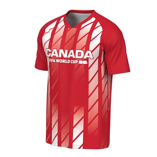 Image of Outerstuff FIFA World Cup 2026 Mens Short Sleeve Sublimated Soccer Fashion Top