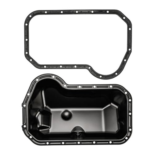 Image of KAX 264-700 Engine Oil Pan Fit for Volkswagen Jetta 1981-1999, Volkswagen Golf 1985-1999, Volkswagen Cabrio 1995-2002, Volkswagen Derby 1995-2009