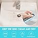 ADORLY® Beard Cleanup Holder Pro Sink Hair Catcher - Flexible Shaving Cleanup Tool with Sponge | Stop Messy Trimmings & Clogs | Ideal Men's Grooming Gift (V2.0)