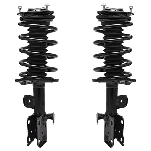 Image of Detroit Axle - Struts Shocks Kit for 2010-2015 Toyota Prius Front Struts w /Coil Spring Rear Shock Absorbers Front Sway Bar Links 2011 2012 2013 2014 Replacement Suspension