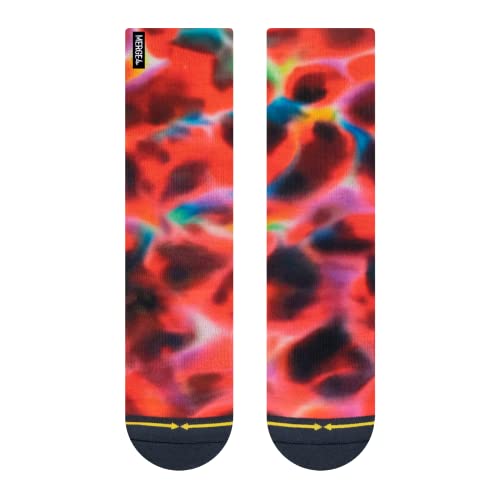 MERGE4 Daniel Jean-Baptiste Red Water Color Crew Socks for Men and Women Awesome Elastic Arch Support Non Slip2