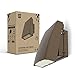 ASD LED Wall Pack Dimmable 80W 5000K Daylight 9421lm (Replaces 300W MH) 100-277V - Adjustable Head LED Cutoff Wall Pack - Bronze Finish - UL & DLC Certified