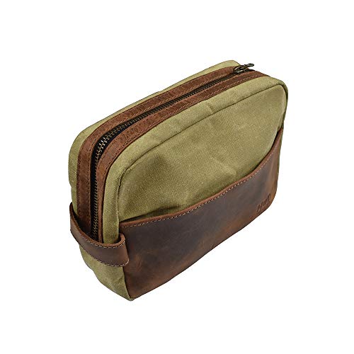 Hide & Drink, Travel Dopp Kit, Toiletry Case, All Purpose Organizing Bag, Accessories, Handmade :: Waxed Canvas