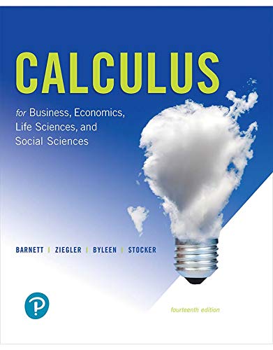 Calculus for Business, Economics, Life Sciences, and Social Sciences (2-downloads)