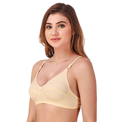Image of Fasense Women's Wire Free Non Padded Cotton Bra