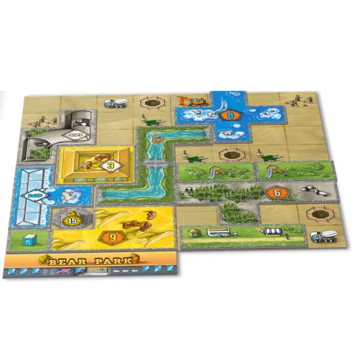 Bärenpark Board Game | Tile Placement Strategy Game | Fun Zoo Animal Themed Puzzle Game for Adults and Kids | Ages 8+ | 2-4 Players | Average Playtime 30-45 Minutes | Made by Lookout Games by Lookout - Image 3