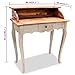 vidaXL Antique-Style Writing Desk – Solid Reclaimed Wood- Handmade - Easy Assembly- Tabletop Size 31.5