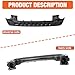 CarPartsDepot Front Bumper Face Bar Reinforcement Cross Member Impact Bar Black Steel Compatible With Focus 2012 2013 2014 2015 2016 2017 2018 Fit CP9Z17757B FO1006261 Front