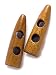 ACCDUER Boutons à Bascule en Bois de Corne de 10 pcs Couche Accessoire Compatible avec Le blasif de Manteau de vêtements Boutons (Color : C, Size : 50mm)