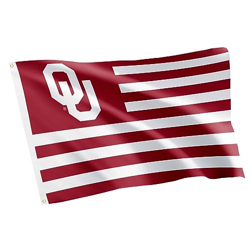 Desert Cactus University of Oklahoma Indoor and Outdoor 100% Polyester University Flag Banner 3x5 Feet Sooners (Nation)