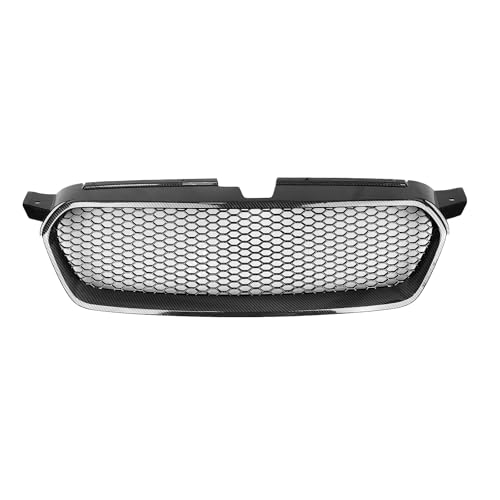 Front Bumper Grille Mesh Grill Fit For Subaru Legacy 2008-2009 Matte Black Glossy Black Carbon Fiber Look