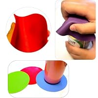 Deofun 4pcs Rubber Jar Opener Bottle Gripper for Weak Hands, Seniors — image 2