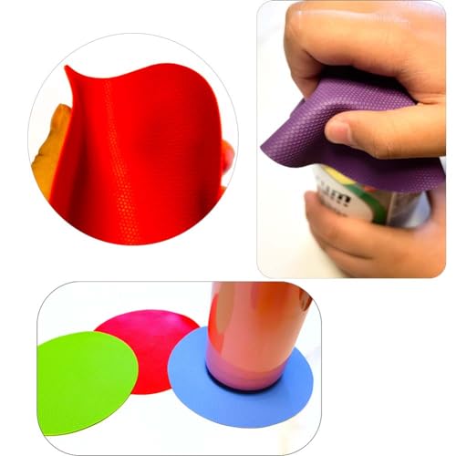 Deofun 4pcs Rubber Jar Opener Bottle Gripper for Weak Hands, Seniors β image 2