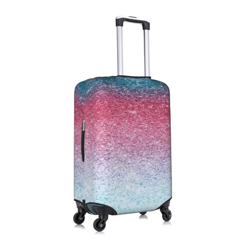 Housse de bagage élastique rose violet bleu pastel taille M