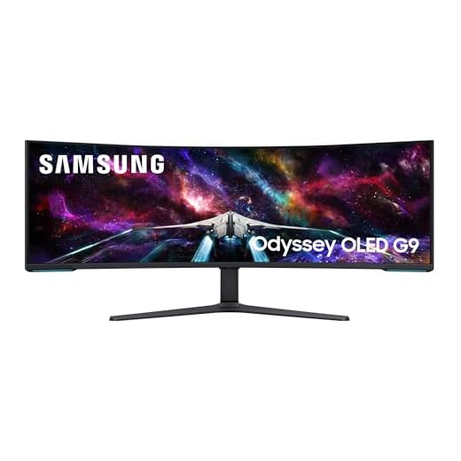 Samsung Odyssey Neo G95NC Curved Gaming Monitor, 57 Zoll, VA-Panel, 7.680 x 2.160 Pixel, Quantum Mini LED, Freesync Premium Pro, Bildwiederholrate 240 Hz, Reaktionszeit 1 ms (G/G), Weiß