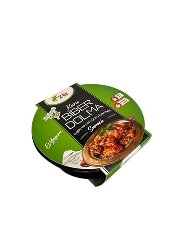 Zeytinyağlı Sumaklı Kuru Biber Dolması 200 g Ödüllü Hazır Yemek