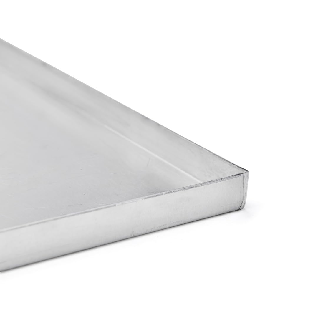 De Buyer Platte Vanillesoße- – Aluminium unbeschichtet Bords droits L 60cm / l 40cm / H 2cm – Bild 2