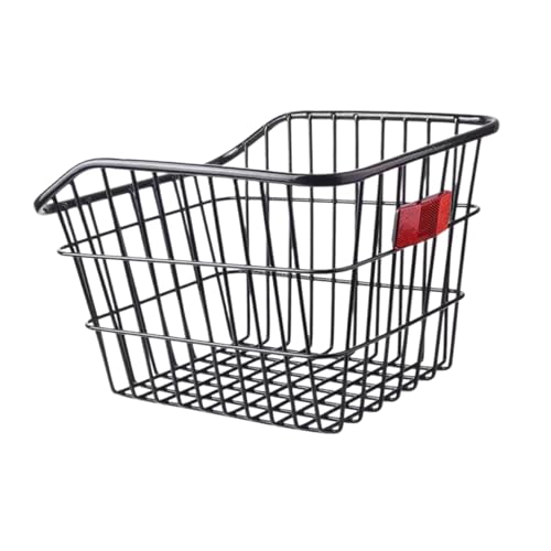 QSTDGVPW Bicycle Bike Metal Wire Rear Storage Basket Cargo Container Accessories for Cycling Bikes