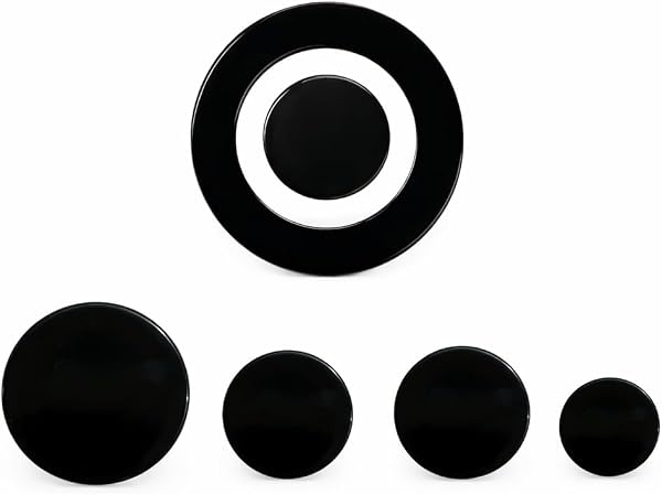 Kit Ricambi Fornelli Cucina a Gas 5 Pezzi – Piattelli Spartifiamma Universali per Bruciatori – Set di cui 1 per Tripla Corona – Compatibili con Ariston e Whirlpool – Accessori Piano Cottura Alta Quali - 1