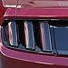 JeCar for Mustang Tail Light Covers Trim Accessories Fit for Ford Mustang 2015 2016 2017(Smoked Black)
