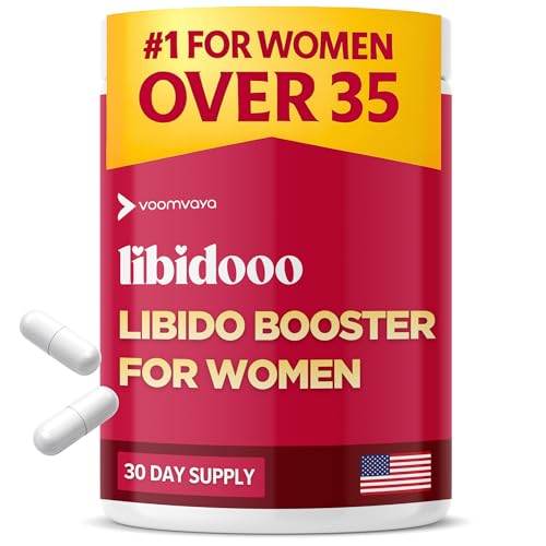 VoomVaya Libidooo - Libido Support for Women Over 35 | Female Libido Booster to Support Mood, Energy & Confidence – 3rd Party Tested - 60 Capsules
