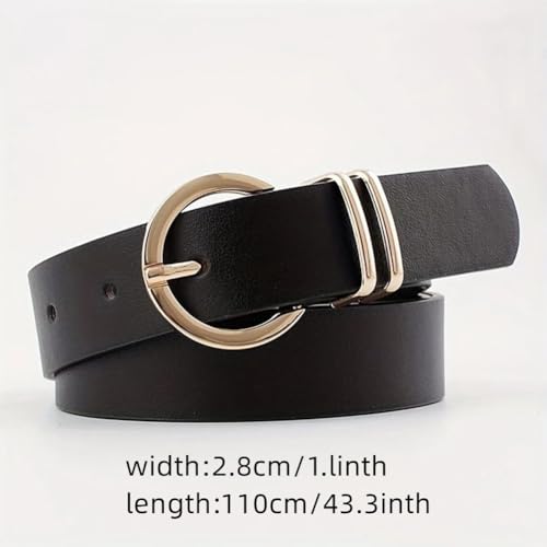 Women Leather Skinny Belt Fashion Design Gold Buckle Belt Cute Ladies Chic Belt For Jeans Pants Dresses3