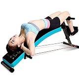 SmPinnaA Unisex-Sitz-Bauchbank, Faltbar, Gepolstert, Rückentrainer, Trainingsbank