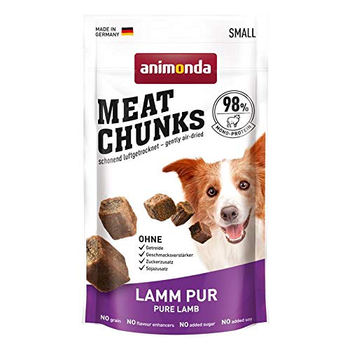 animonda Dog Snack Meat Chunks Lamm pur | 16x 60g
