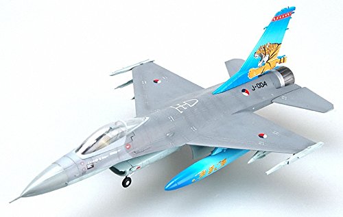 F-16A J-004 NTAF Tiger Meet Easy Model maquette finie sans montage pour collectionneur