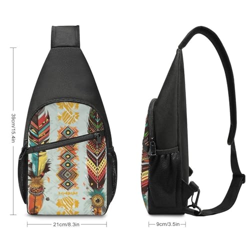 Bolso bandolera Bohemia estilo casual para deporte y viaje miniatura 2