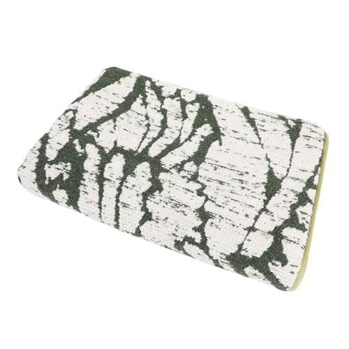 Housses de coussin bohemme AMONIDA blanc vert en polyester pour canape et lit