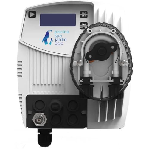 PISCINA SPA JARDÍN OCIO | Control Basic Next pH Automático de Piscinayspa con Pantalla Digital, Sistema Compacto de Dosificación y Calibración, Protección IP65 + Sensores, ABS