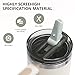 Replacement Leak Proof Tumbler FLIP Lid With Straw - Fit For Stanley ProTour Quencher and Quencher H2.0 20oz,30oz Tumbler (Shale, 20oz and 30oz)