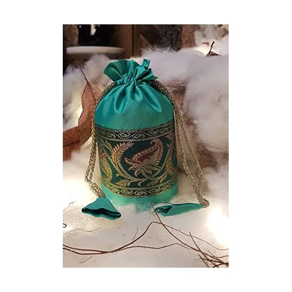 Lalhaveli Women Potli Bags Christmas Gift Potli bags Anniversary Gift for Wife Handbag - Image 6