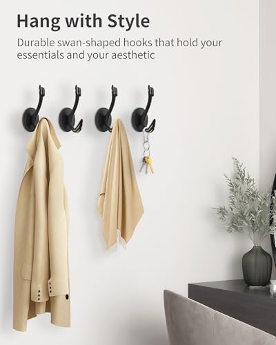 50% Off Decorative Swan Wall Hooks - 3 Pack for $3.74