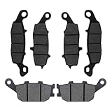 pastilles frein avant arrière‌ Jeu de plaquettes de disque de frein avant et arrière pour moto, pour SV400 DL650 DL1000 v strom DL 650 1000 GSF650 650 GSR750 SV650(Front and Rear)