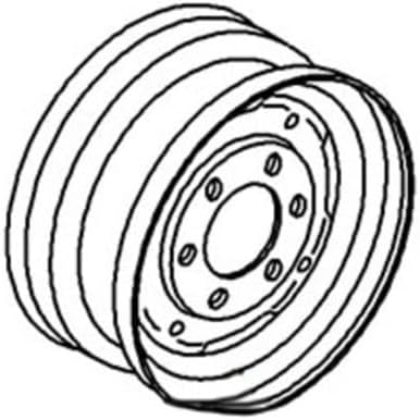 Generic Rim, Front Wheel 4.5" X 16" for Case - FW45166